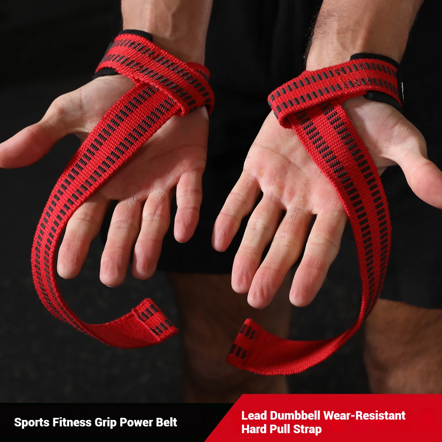 WOSWEIR-Weightlifting Wrist Support Bar Thickened Palm Grip for Dumbbell Pull-Up Enhanced Fitness Barbell Training Accessory