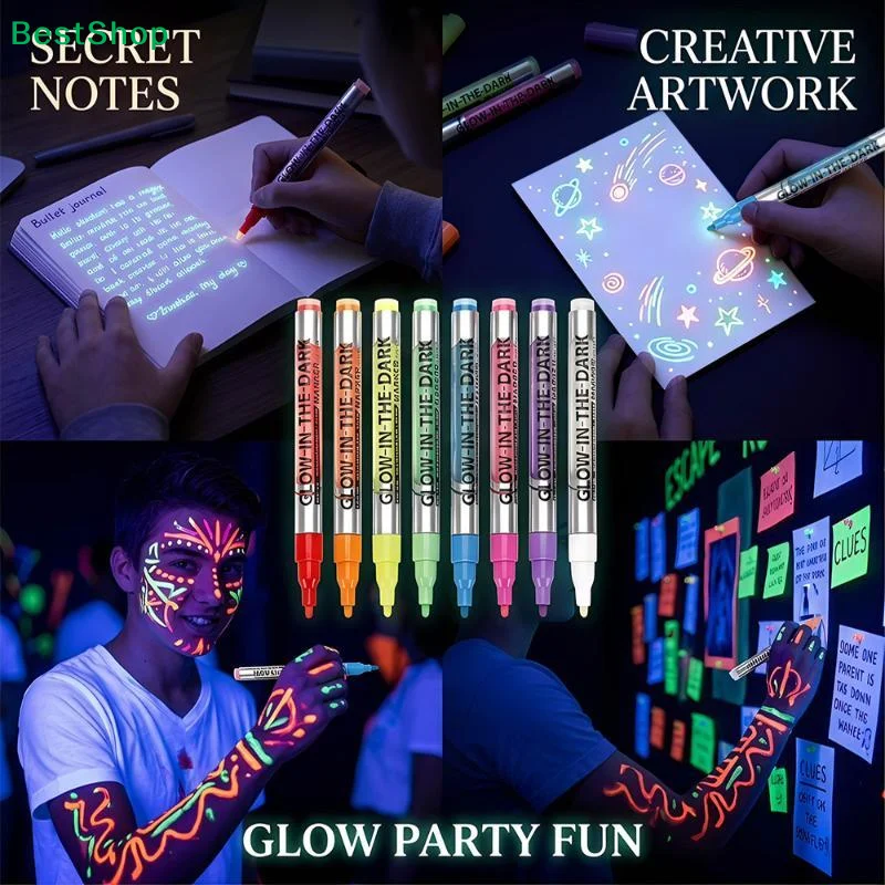 ☪ 8 Farben fluoreszierende leu – Copic Marker Sketch Bewertung und Preis