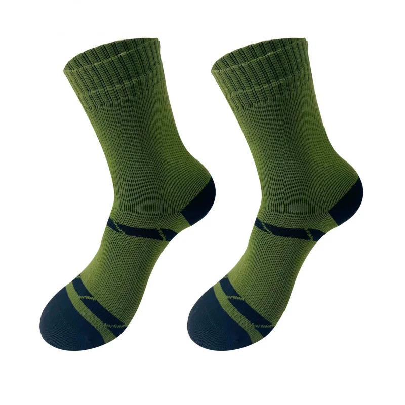 New Man Solid Color Stripe Professional Athletic Socks Thick Men Outdoor Sports Hilking Climbing Cycling Waterproof Socks