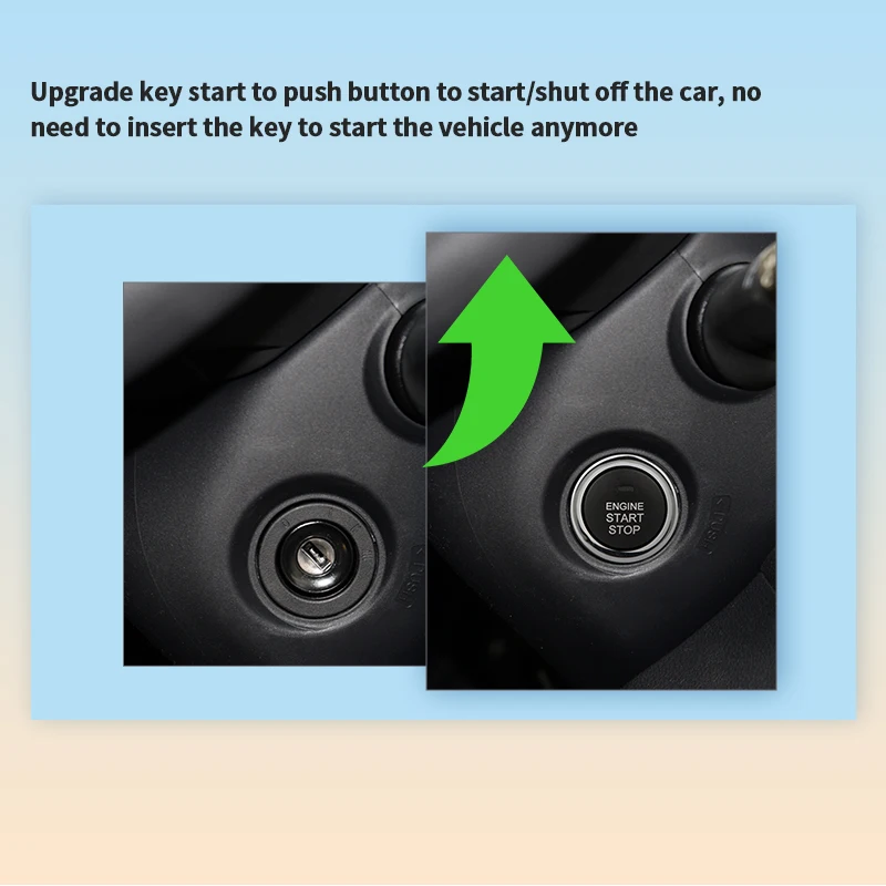 CANBUS Semi PnP PKE Ignition Go Remote Start NFC Kit For key start Honda Spirior/Elysion/Envix/URV/Crider/Breeze/Jade/Fit/XRV