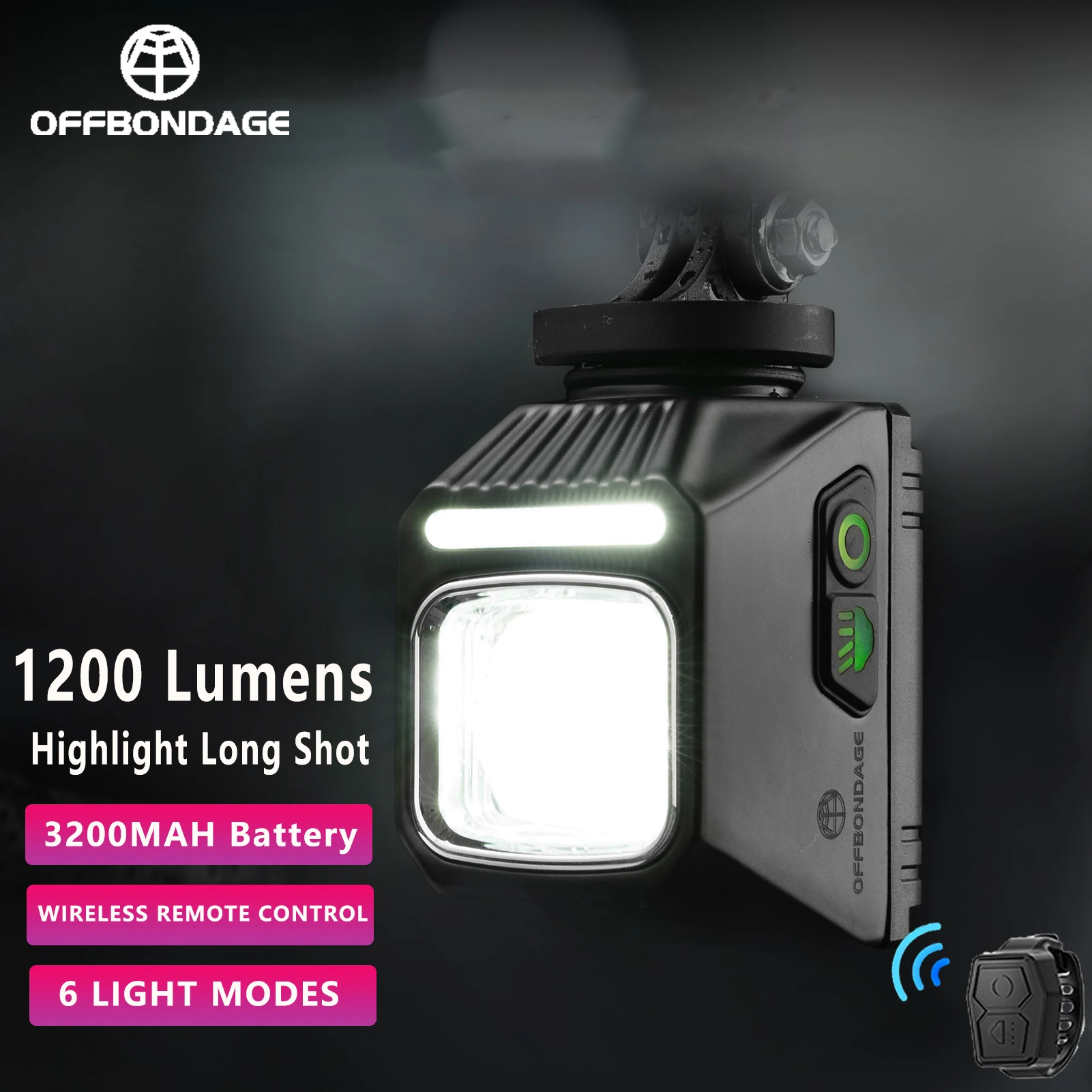 yZ[zOFFBONDAGE 1200LM ]ԃCg[d]ԃtgCgh MTB TCNOwbhCgnCCgA~vd