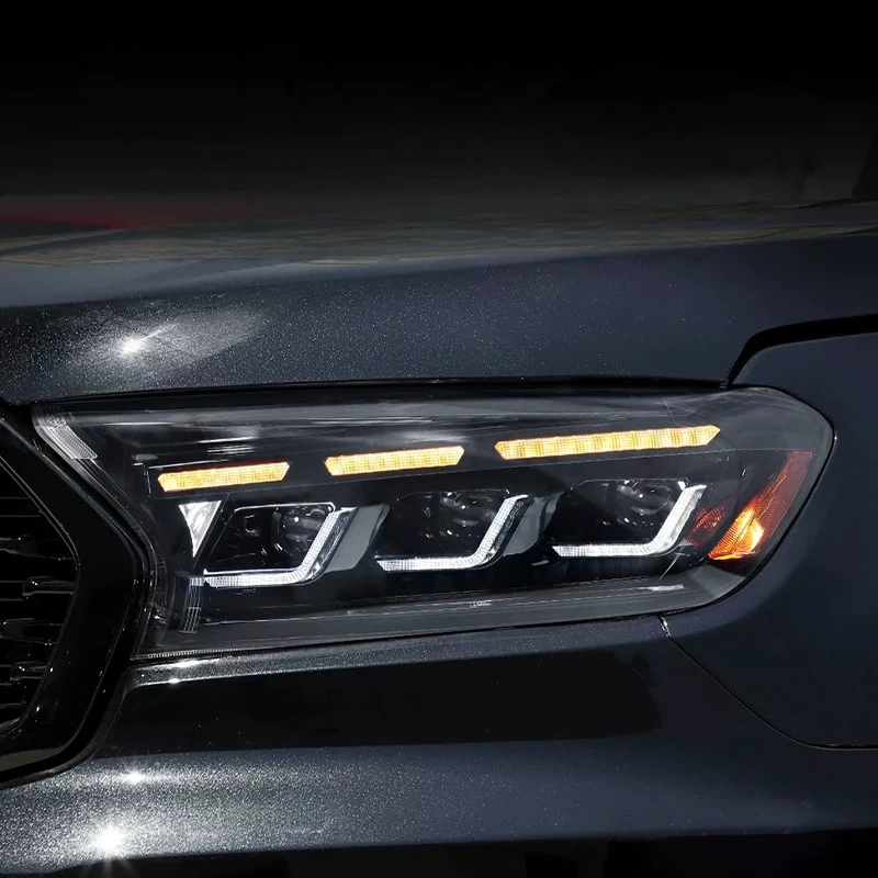 Assembly 16-20 modified LED daytime running lights, running water turn signals