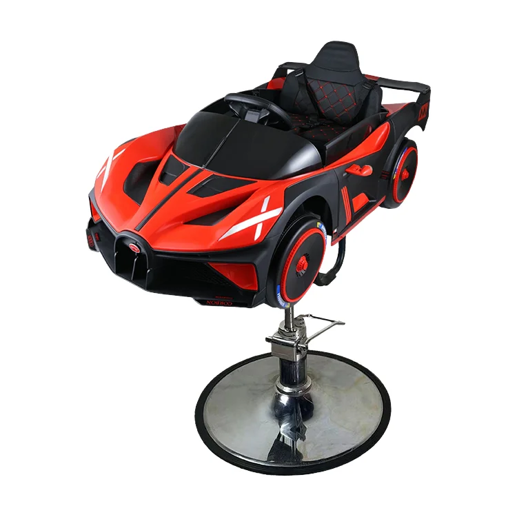 

Wholesale Metal Car Barber Chair For Kids Cartoon Car Seat Salon Cutting Equipment For Salons Gym Outdoor Use