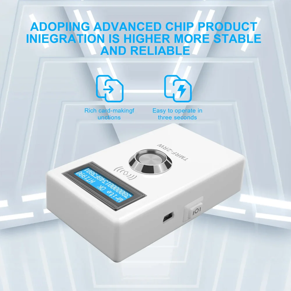 TMRF-2RW iButton Programmer DS1990A Duplicator Copier 125KHz RFID Reader Recorder RW1990 Key Marker RFID T5577 Keychain