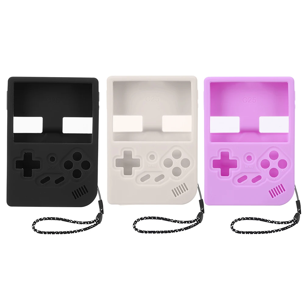 غطاء سيليكون مضاد للانزلاق لوحدة التحكم في الألعاب المحمولة ، جلد واقي بحبل ، غطاء لطبقة ANBERNIC RG35XX Plus ، ملحقات