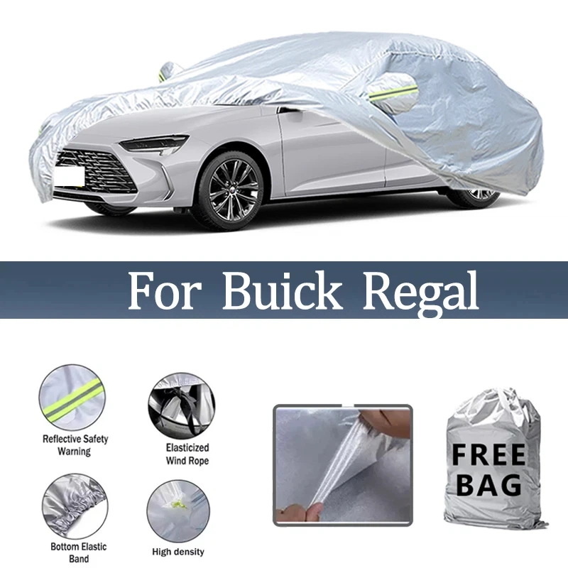 

For Buick Regal Car Cover Outdoor Protection Covers Snow Sunshade Waterproof Dustproof Exterior UV Car Accessories