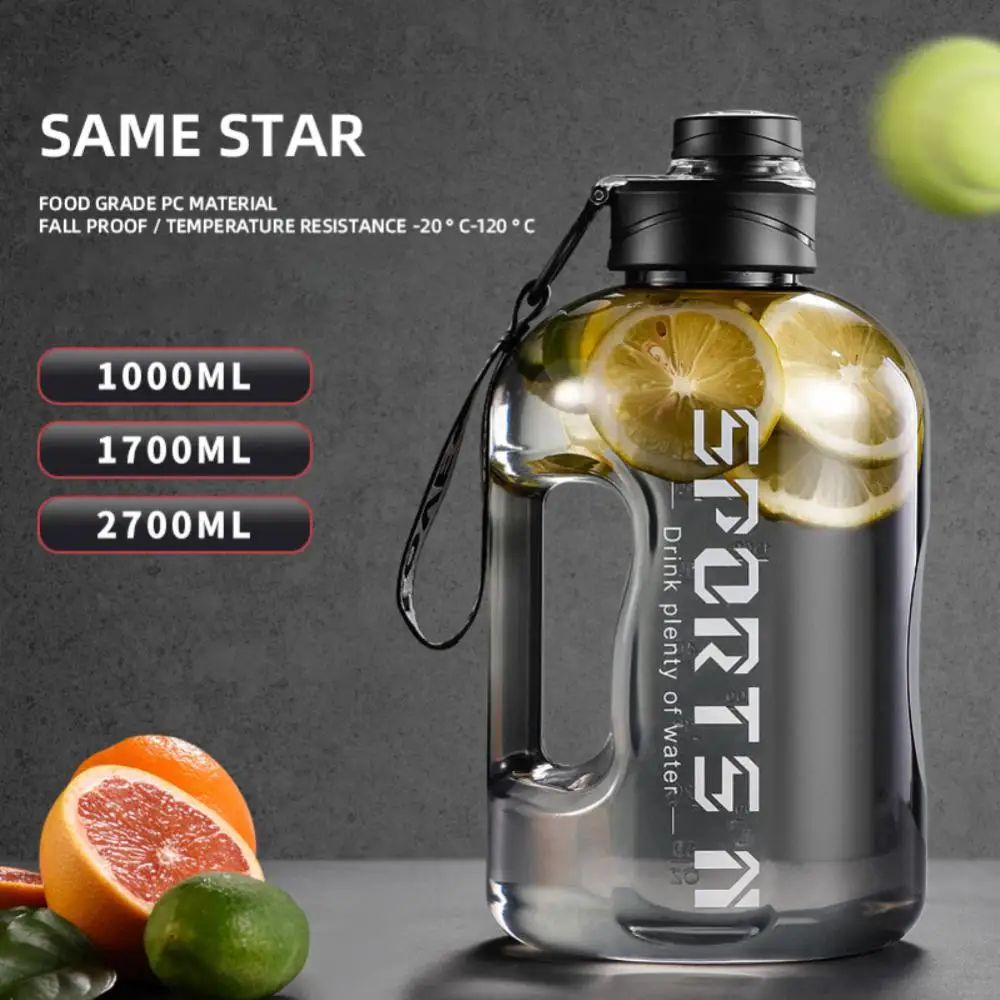 Accurate Calibration Water Bottle for Hiking Fitness Camping Men Women Outdoor Large Leak-proof Gym Training Bottle