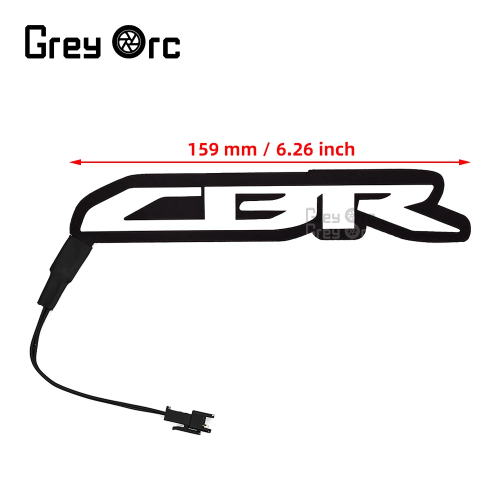 LED ليلة ركوب الضوء البارد لهوندا CBR 125R 250R 300R 500R 650R 650F CB500X إشارة طقم عصري وامض شريط مضيئة ملصق #4