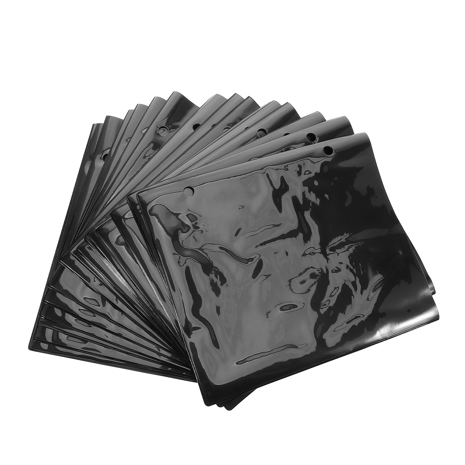 

20 pcs Sheet Music Holder Black Pvc Flip Folder Certificate Binder Bracket Piano Guitar Violin Waterproof Storage