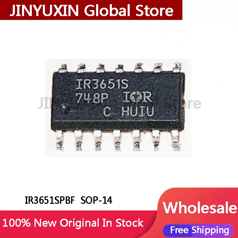 5Pcs IR3651S IR3651SPBF  SOP-14 IC Chip In Stock Wholesale