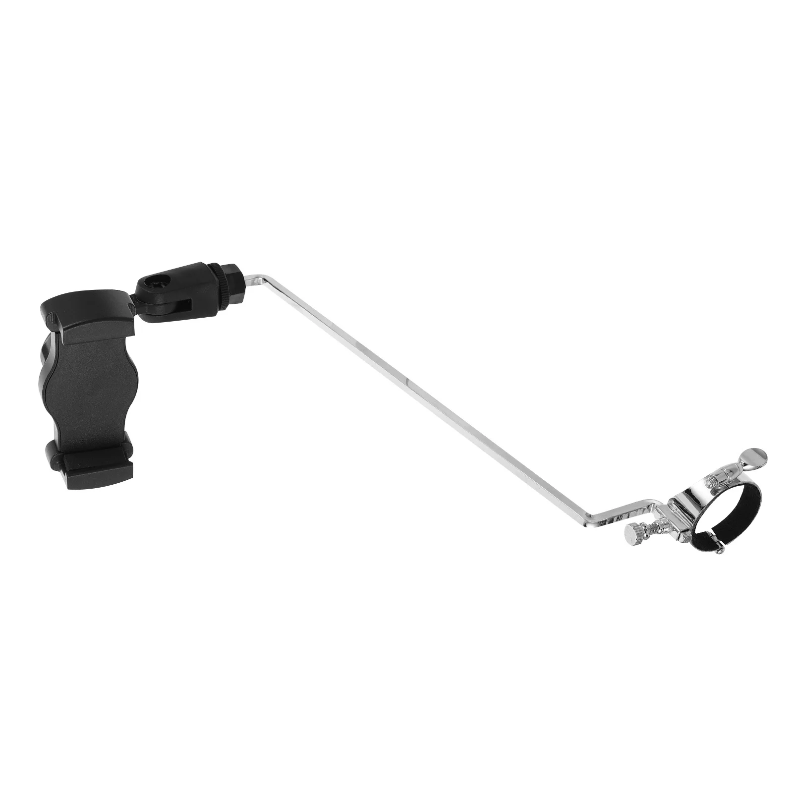 

Universal Phone Holder Clamp for Clarinet Saxophone Adjustable Metal Mount Long Arm Lyre for Sheet Music Practice