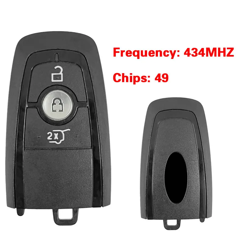 CN018088 Original 3 Buttons Smart Key For Ford Galaxy S-max Smart keyless Remote 434MHZ 49 chip A2C93142100 JL1T-15K601-DC