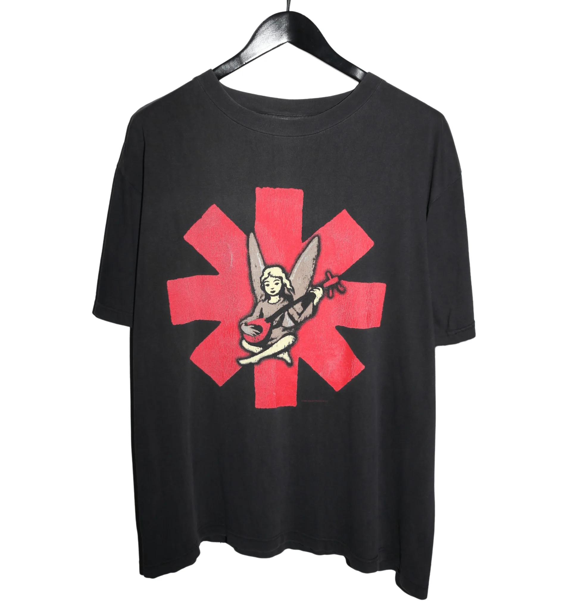 Red Hot Chili Peppers 1990 RHCP Rockband Grafik-T-Shirt aus Baumwolle, für Herren und Damen, Streetwear-T-Shirt. – Detail 2