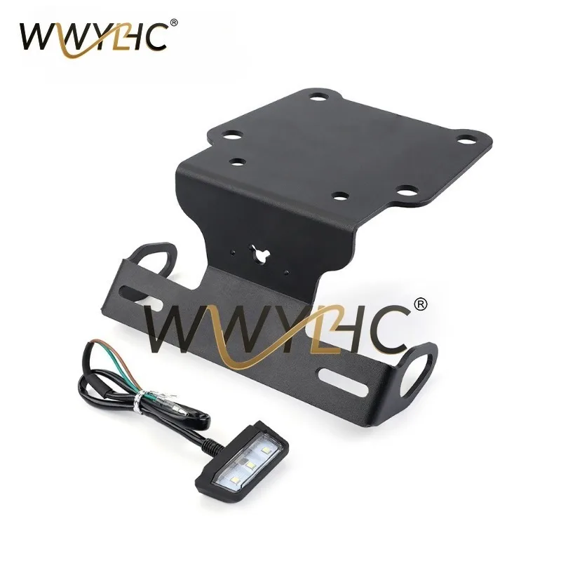 Suitable for Tenere700 Short Tail License Plate Holder, Motorcycle License Plate Holder, and License Plate Holder