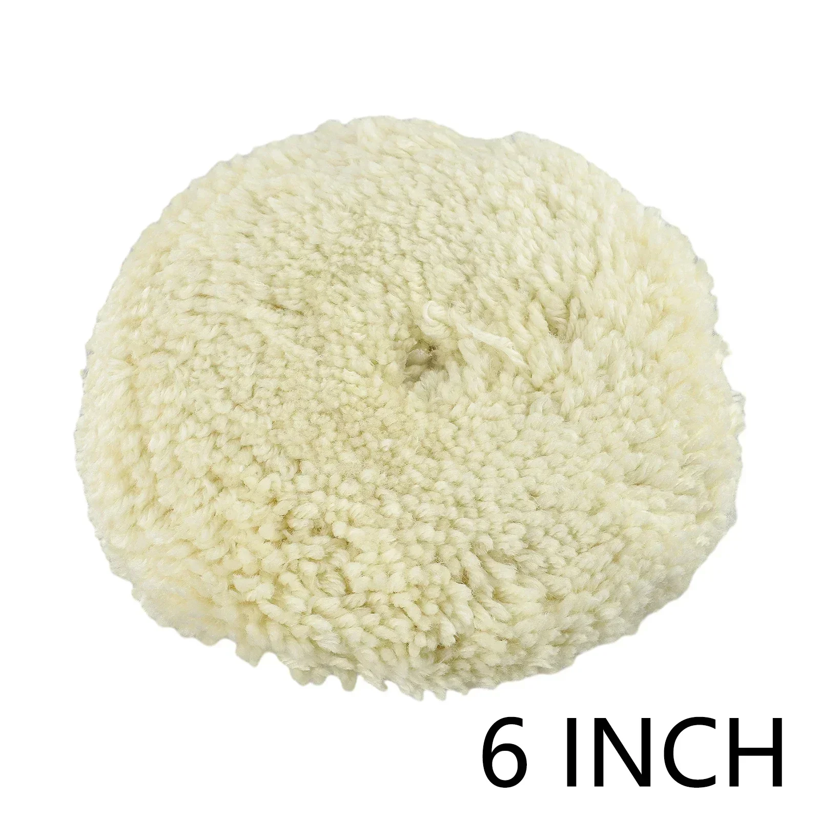 Almohadilla de pulido de lana para muebles, herramienta de pulido para vehículos, piezas de repuesto, almohadilla para capó, limpieza de lana suave, 5/6/7/9 pulgadas, 1 Uds.