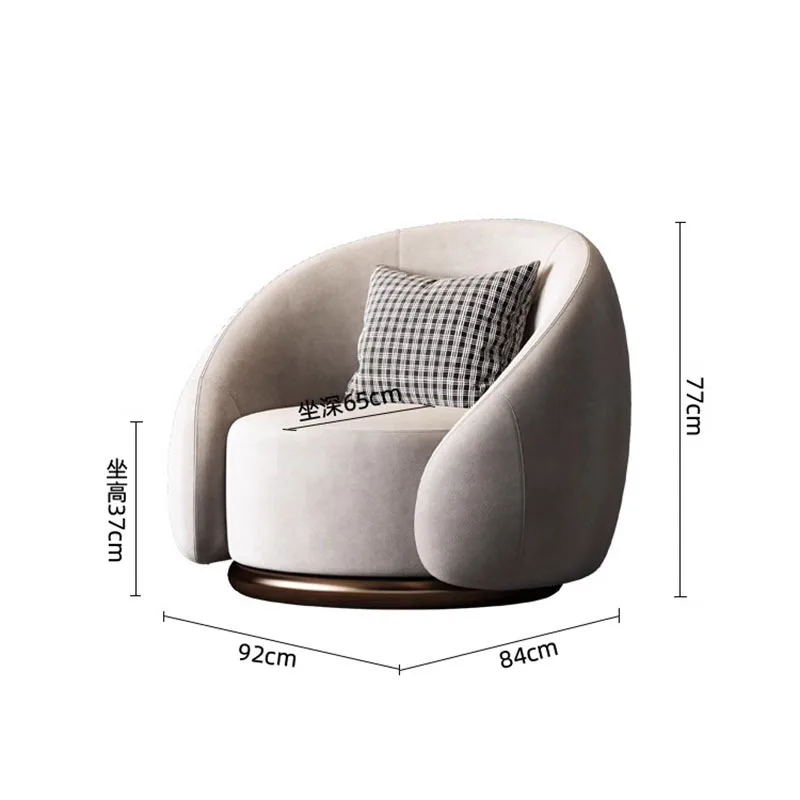 Lumbar Support Modern Living Room Chairs Design Single Lounge Chair Nordic Sofa Muebles Para El Hogar Home Furniture