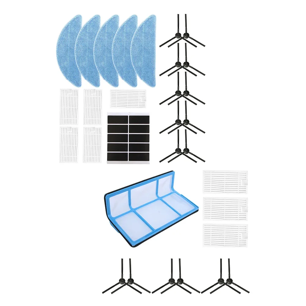 Tingkatkan rutinitas pembersih rumah Anda dengan sikat samping Filter kain pel untuk V3 V3s V5 V5s Pro Robot penyedot debu