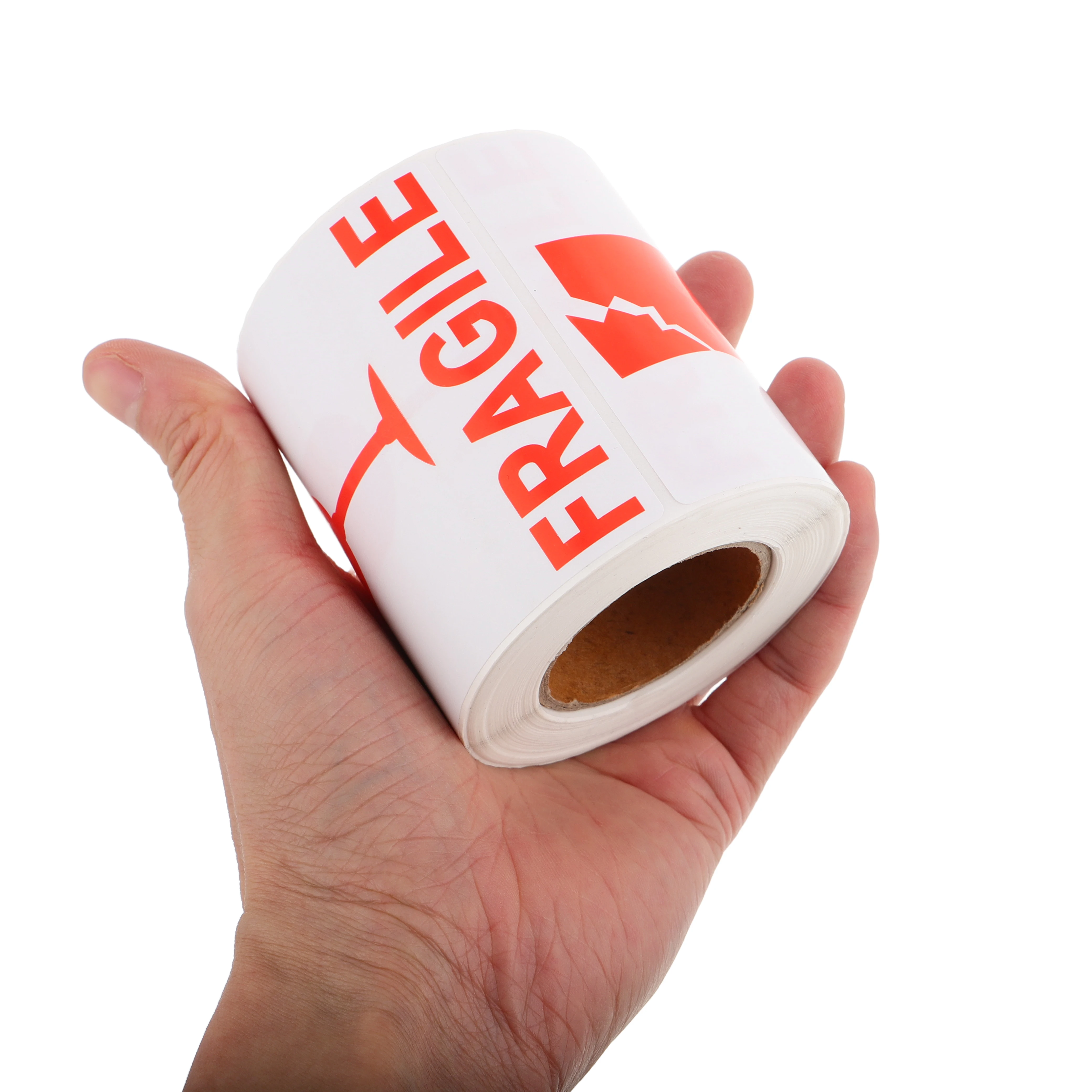 Warning Labels Stickers Copper Plate Fragile Shipping Handle Care Safe Moving Decals Boxes Red Symbols Notice Signs