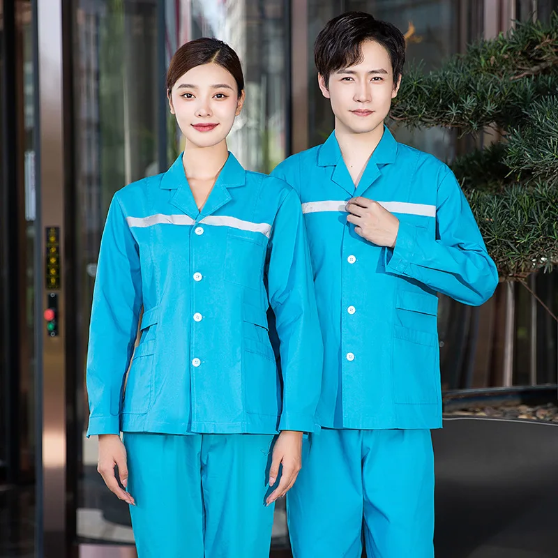 reflective-workwear-set-for-cleaning-staff-hotel-guest-room-cleaner-commercial-and-commercial-building-property-long-sleeve