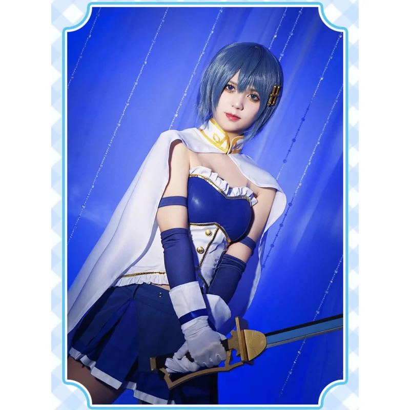 Новый костюм для косплея аниме Мики Саяка 2025 года, платье, плащ с заколкой для волос, носки Puella Magi Madoka Magica Girl, ролевая игра на Хэллоуин ★ AA9X