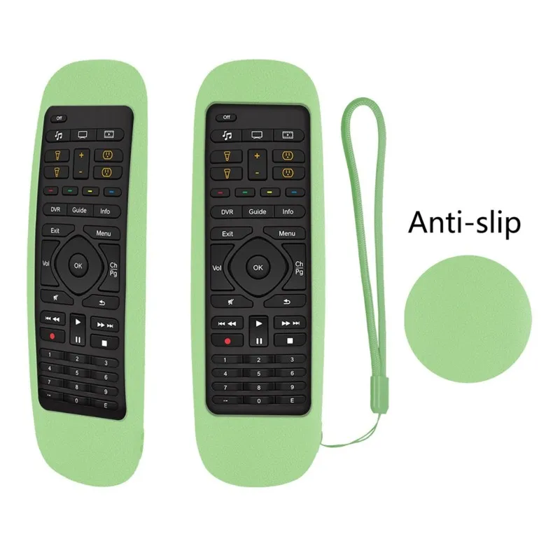 A99E-Silicone Protective Case For Logitech Harmony Companion Remote Control Sleeve Anti-Slip Universal Remote Control