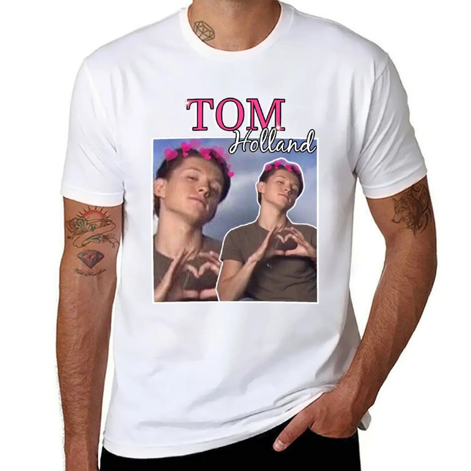 

Tom Hollands Aesthetic T-Shirt anime tshirt funny t shirts man t shirts for man graphic vintage T-Shirt