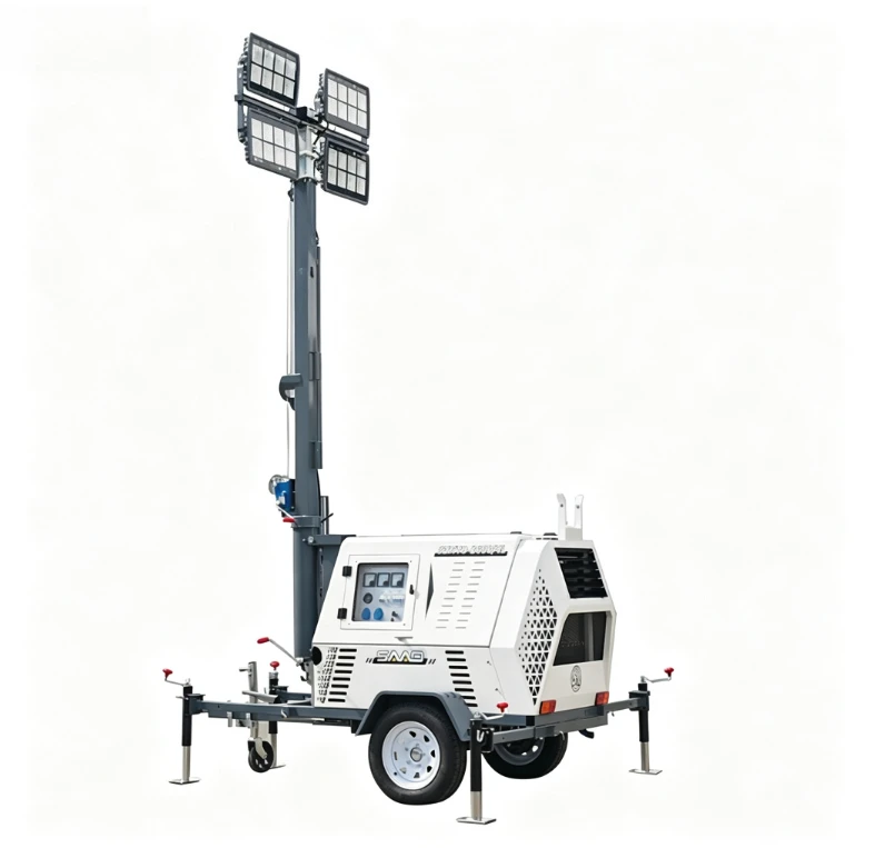 Exit 9 meters diesel lift lighthouse, leaking day mine night emergency lighting self-generated construction mobile lighting