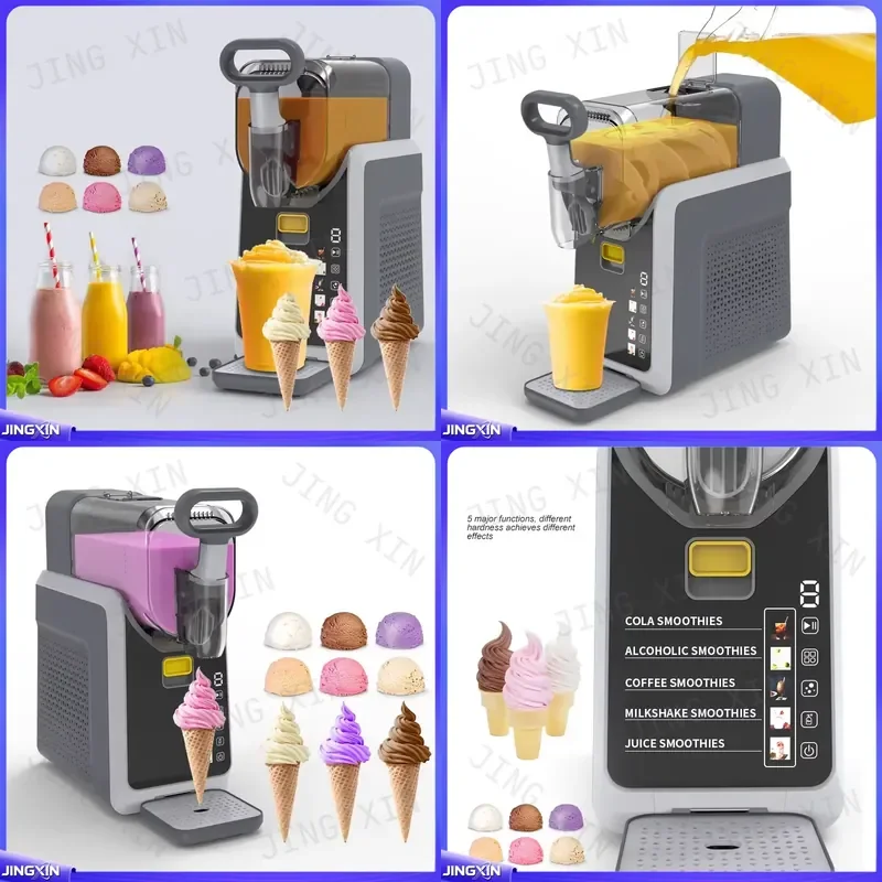 custom for Snow Melting Machine Small Household Cold Drink Slush Maker Smoothie Beverage Milkshake Shaved Ice Blender