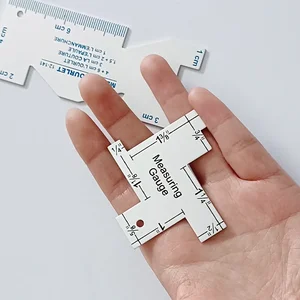 1/2 PCs Präzisionsnähungsmessung Quilt Lineal Modell Modell Nähen Lineal DIY Setzen Sie Handwerkszubehör -Tools ein 8 Hauptverkaufsmodellierung - №7