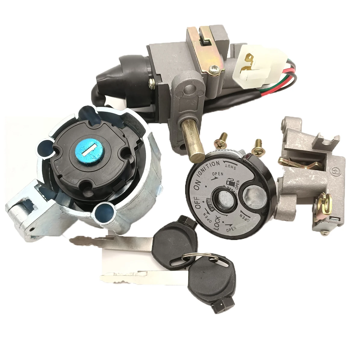 

COOTER LOCK KIT IGNITION SWITCH GAS CAP KEYS for YAMAHA BWS125 ZUMA 125 5S9-WH203-02-00 & 5S9-WH203-01 & G-AH93-A00