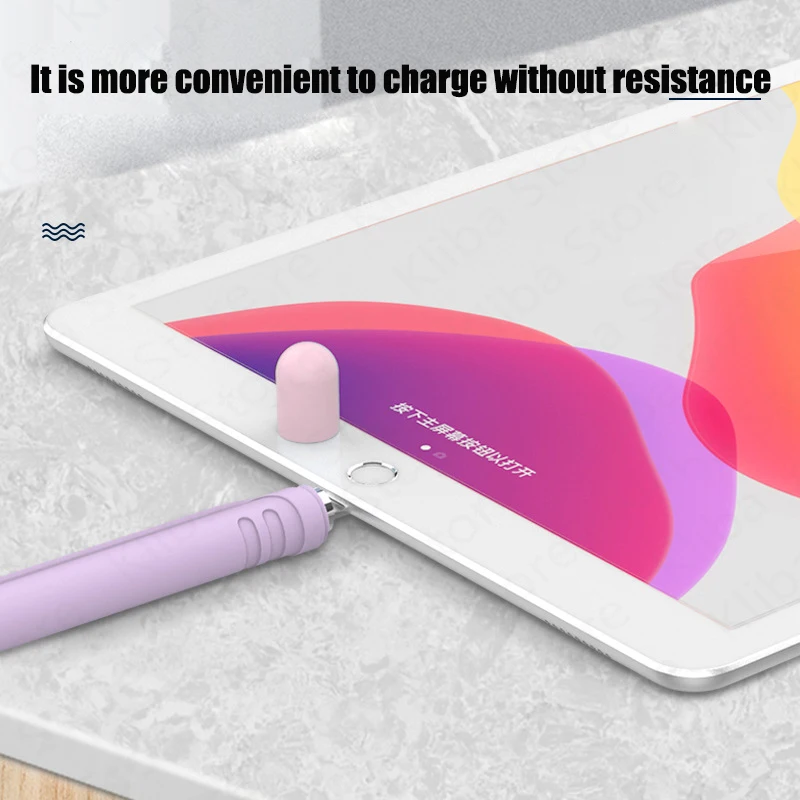 Stylus Cover Silicone Pen Case For Apple Pencil 1 Color Matching Stylus Protective Case Non-slip Anti-fall iPad Pen 1 Cover