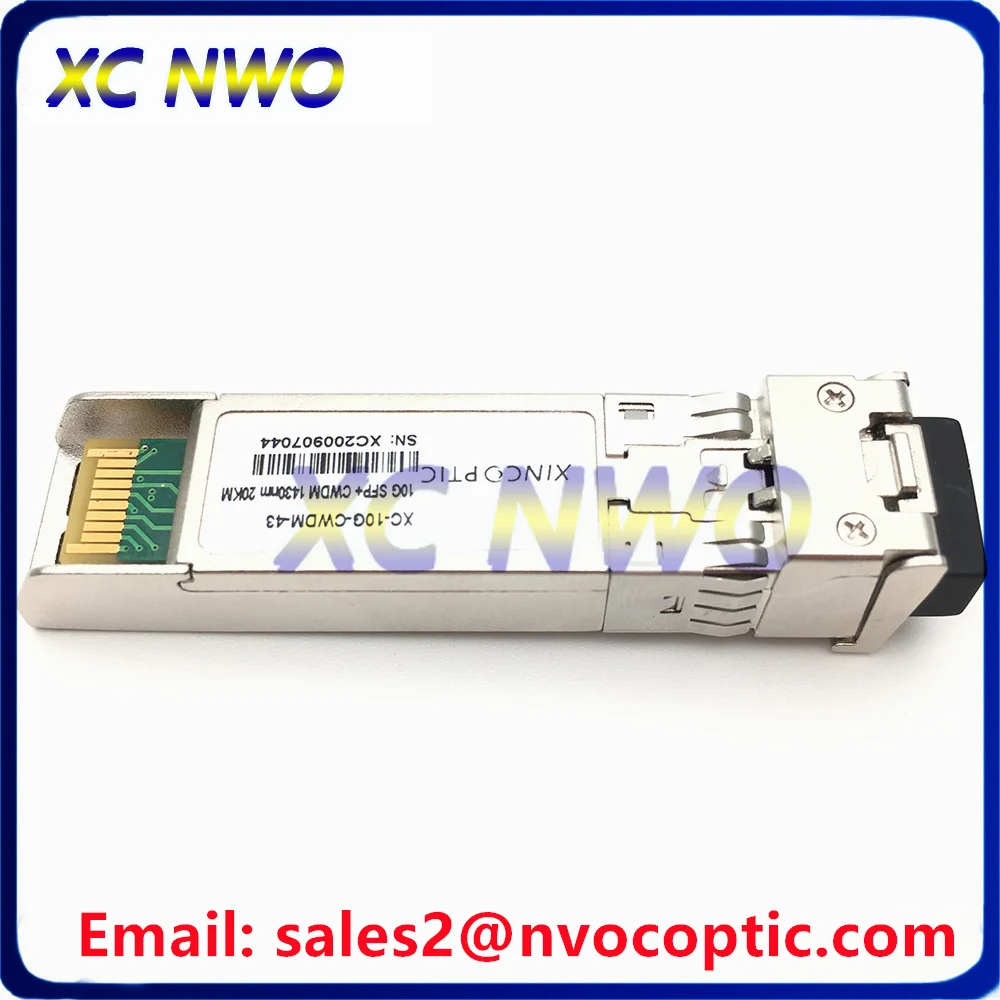 2Pcs 10Gbps CWDM SFP+ 20km 1390nm-1450nm DOM Duplex LC SMF SFP Transceiver Module Compatible with Juniper Code