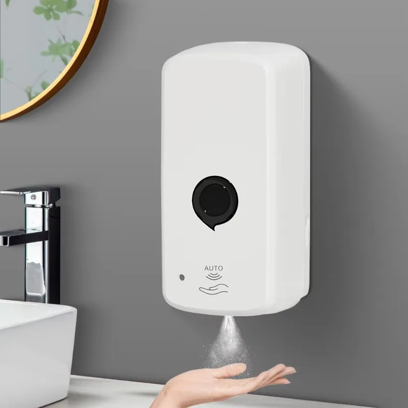 

Large 1000ML Wall Mounted Gel Smart Sensor Automatic Shampoo Soap Dispenser New ABS Material for Hotels