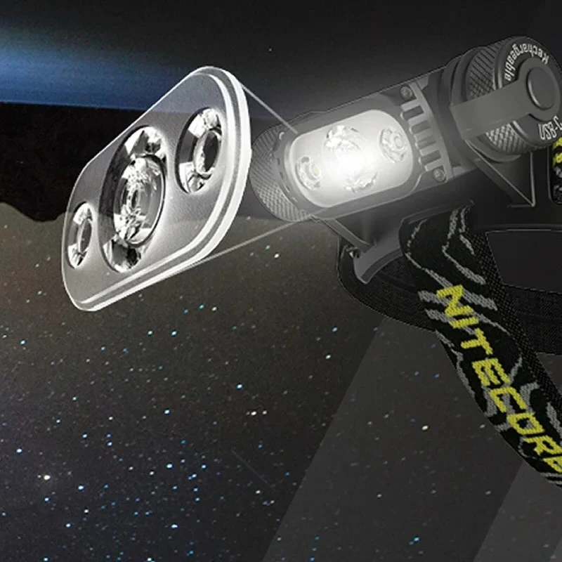 

Original Headlight Accessoriess Genuine Spare Parts NITECORE Standard Accessories Unibody TIR Len for HC65V2 Headlamp