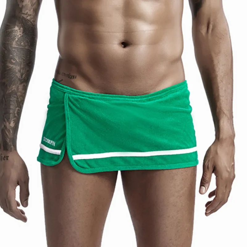 Aro Panties Slit Homme Mens Shorts Boxers Dress Sexy Lingerie U Convex Pouch Underwear Sleep Bottom Male Homewear Panties Briefs