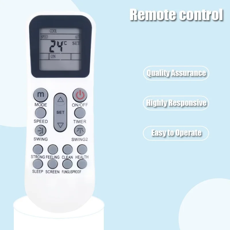 

New A/C AC Remote Control YKR-K/002E Compatible with AUX Вallu Akira Fujiaire Orient KENWOOD LAGERMANIA Air Conditioner