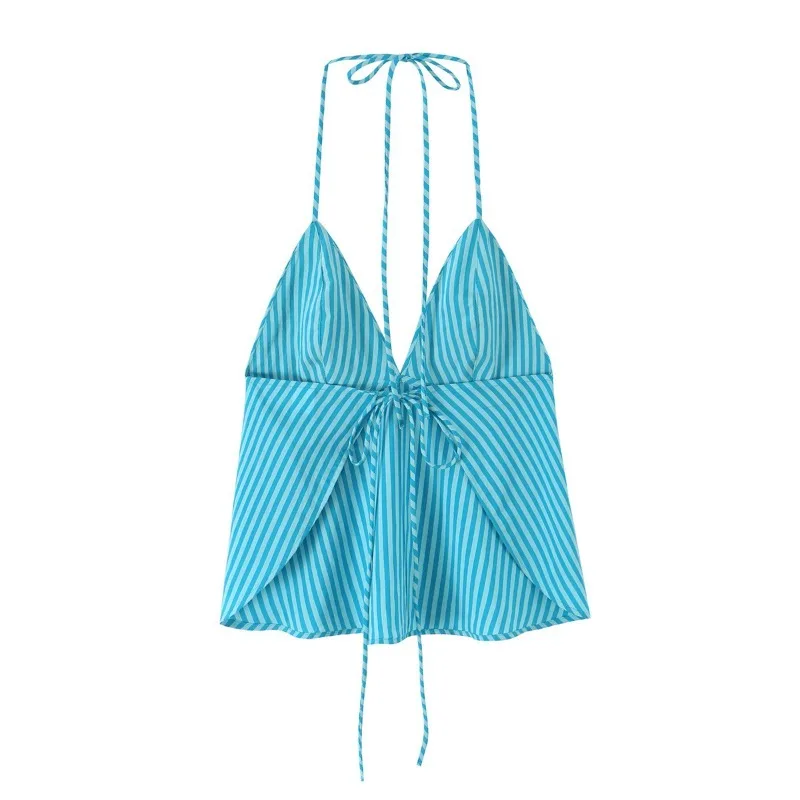 New Autumn Fashion Backless Halter Top Wide-leg Pants Are Fresh and Bright in Style, Fashionable Bestsellers with Elegant Charm.