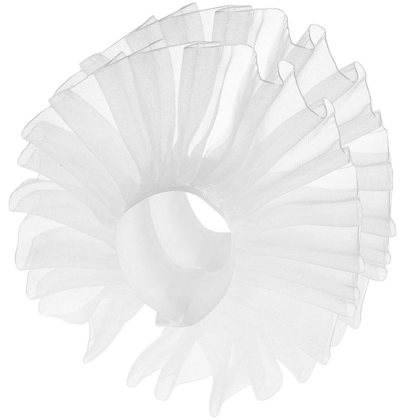 1 زوج كشكش المعصم الأصفاد للنساء في سن المراهقة فساتين راقية اكسسوارات زي كم مكشكش الكفة سوار لوليتا ارتداء اليد #3