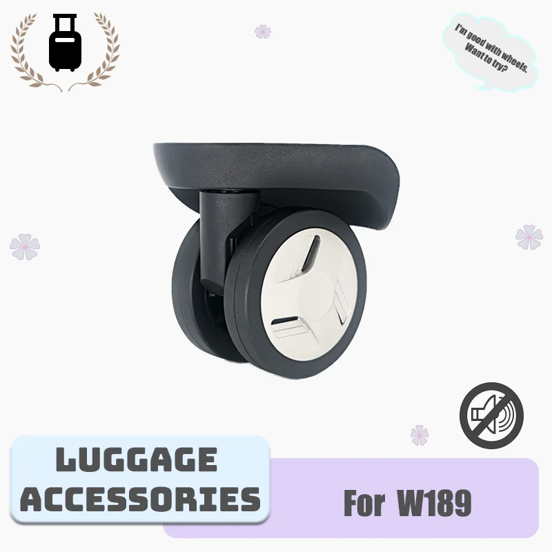 

For W189 Luggage Wheels—Silent 360° Rolling, Shatterproof Design The Perfect Replacement For Damaged Luggage Wheels