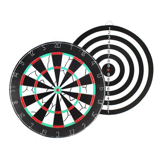 

Wholesale Cheap Double Sided Paper Dartboard with 6 Darts for Kids or Adults