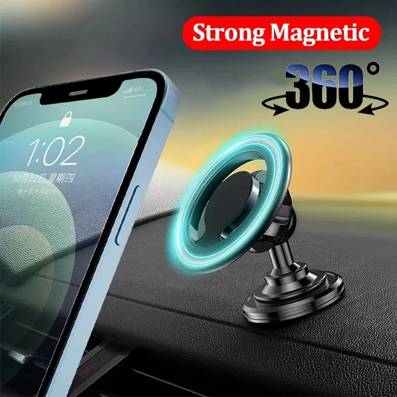 Sterke Magnetische Auto Telefoon Houder Standaard Macsafe Ondersteuning In Auto Voor Magsafe Iphone 15 14 Magneet Auto Air Vent Clip Mobiele Telefoon Mount