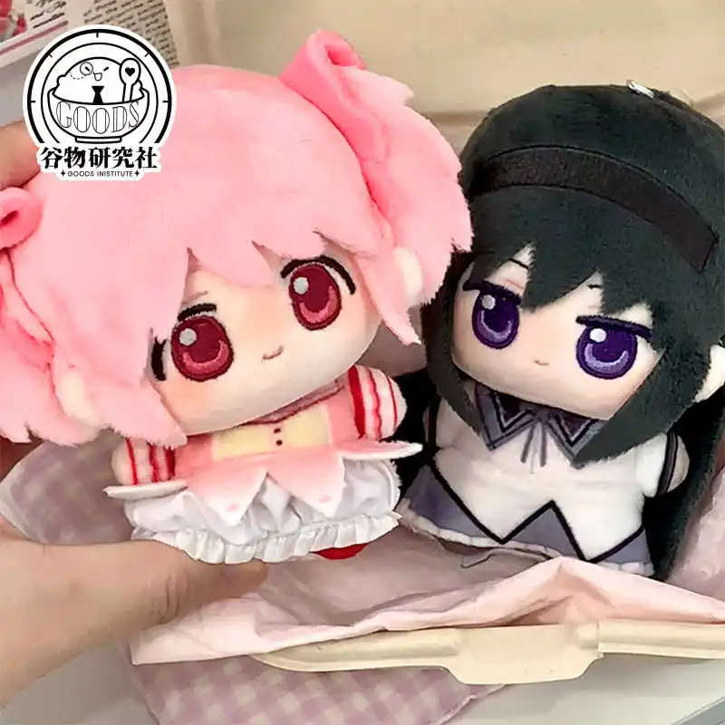 Anime Puella Magi Madoka Magica Kaname Madoka Akemi Homura Cosplay Cute 10cm Plush Doll Plushie Pendant Backpack Keychain Gift