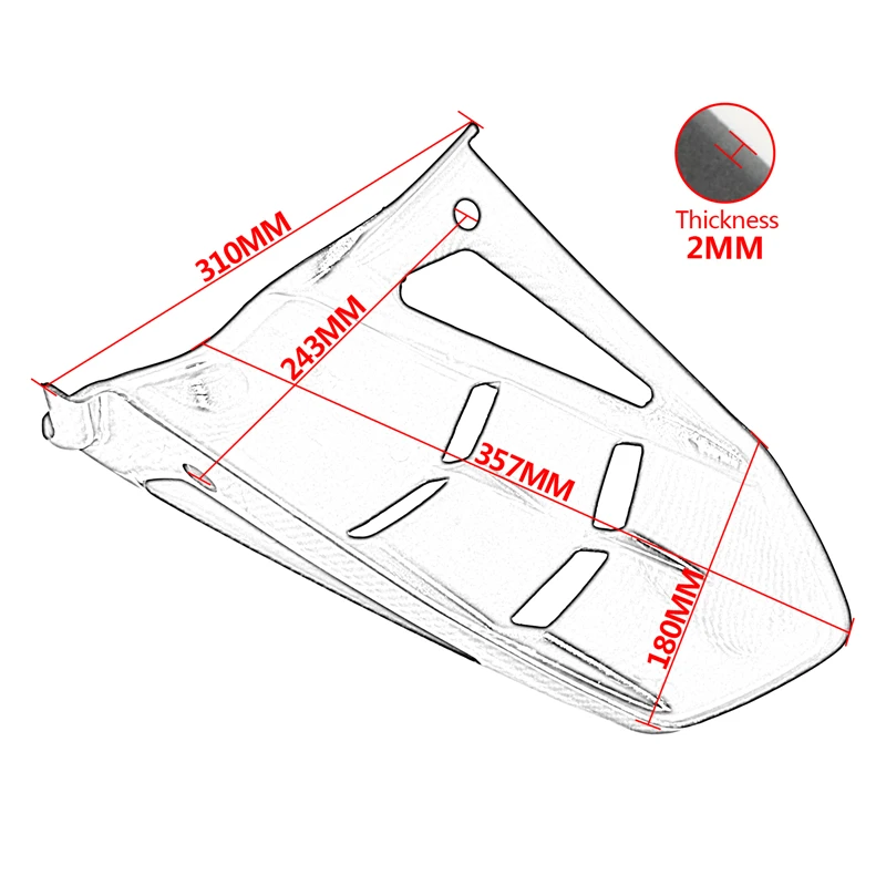 WAASE Carbon Rear Wheel Hugger Fender Mudguard For YAMAHA FZ09 FJ09 MT-09 Tracer XSR900 2013 2014 2015 2016 2017 2018 2019 2020