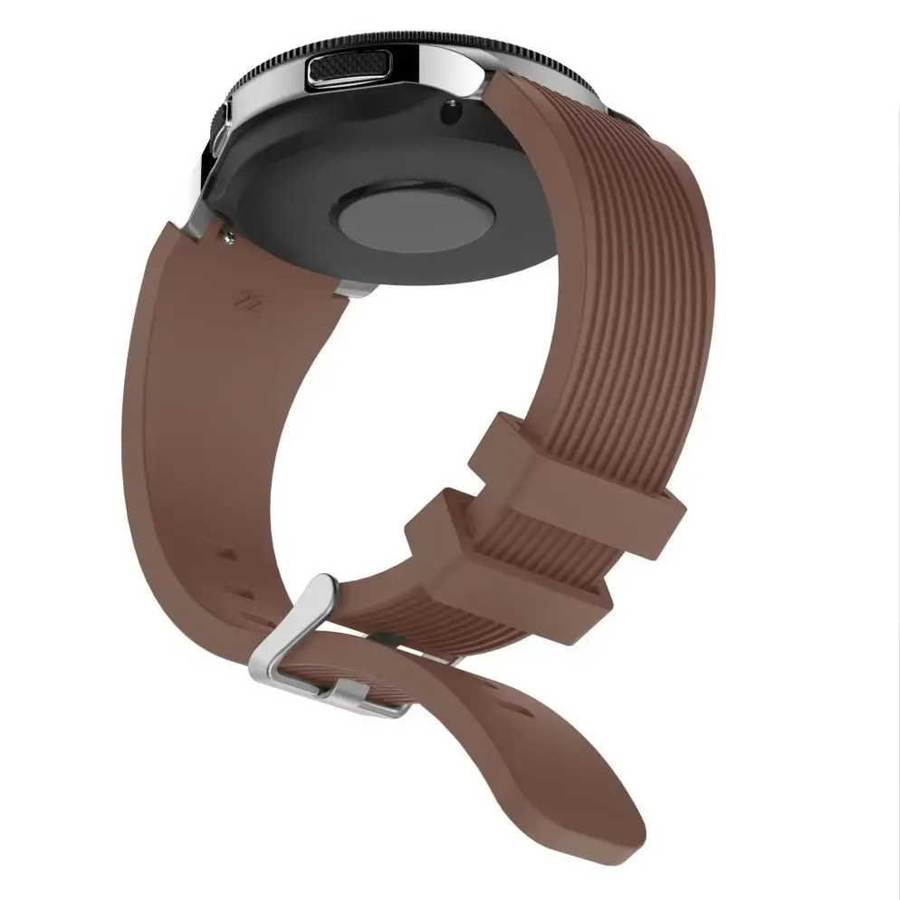 Silicone Wrist Band Strap for Samsung Galaxy Watch 46mm SM-R800 Smart Watch Band Rubber Bracelet for Samsung Gear S3 Strap