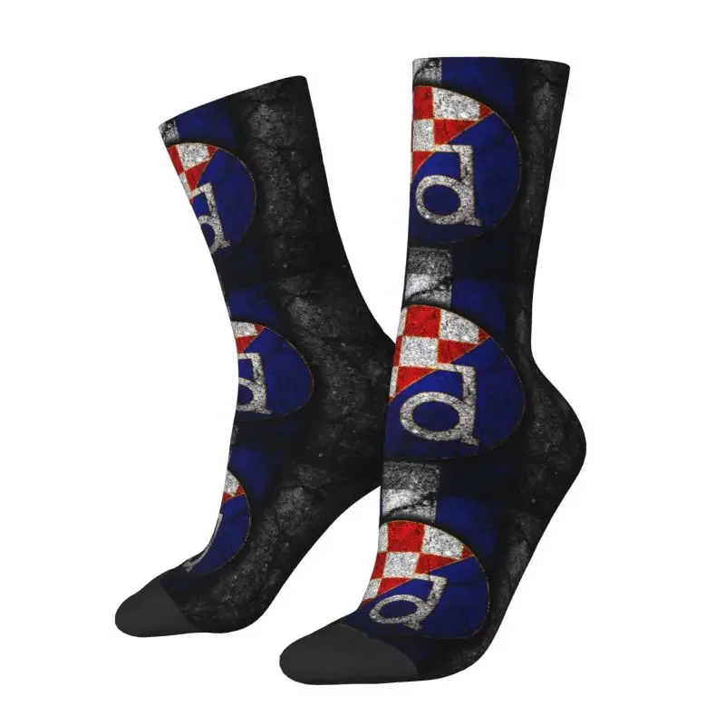 Croatia Soccer Men Male Women Crazy Crew Socks Unisex Cute Croatian Flag Patriotic Spring Summer Autumn Winter Happy Funny Socks