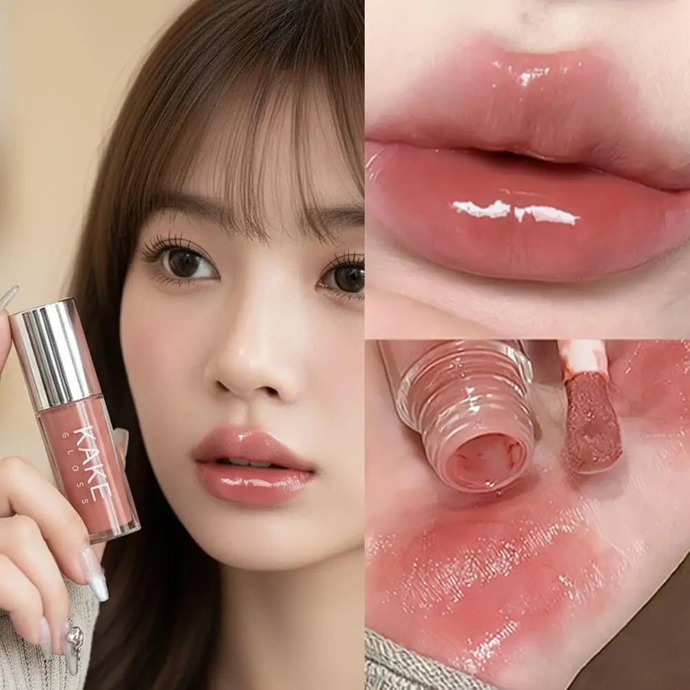 

Mirror Lip Glaze Moisturizing Hydrating Glass Jelly Women Cup Non-stick Gloss Cosmetic Makeup Beauty Lasting Lip Z2S6