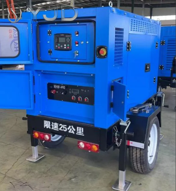 400A 500A Welding Diesel Generator Welding Silent Power Plant Welder Generator With Diesel Engine