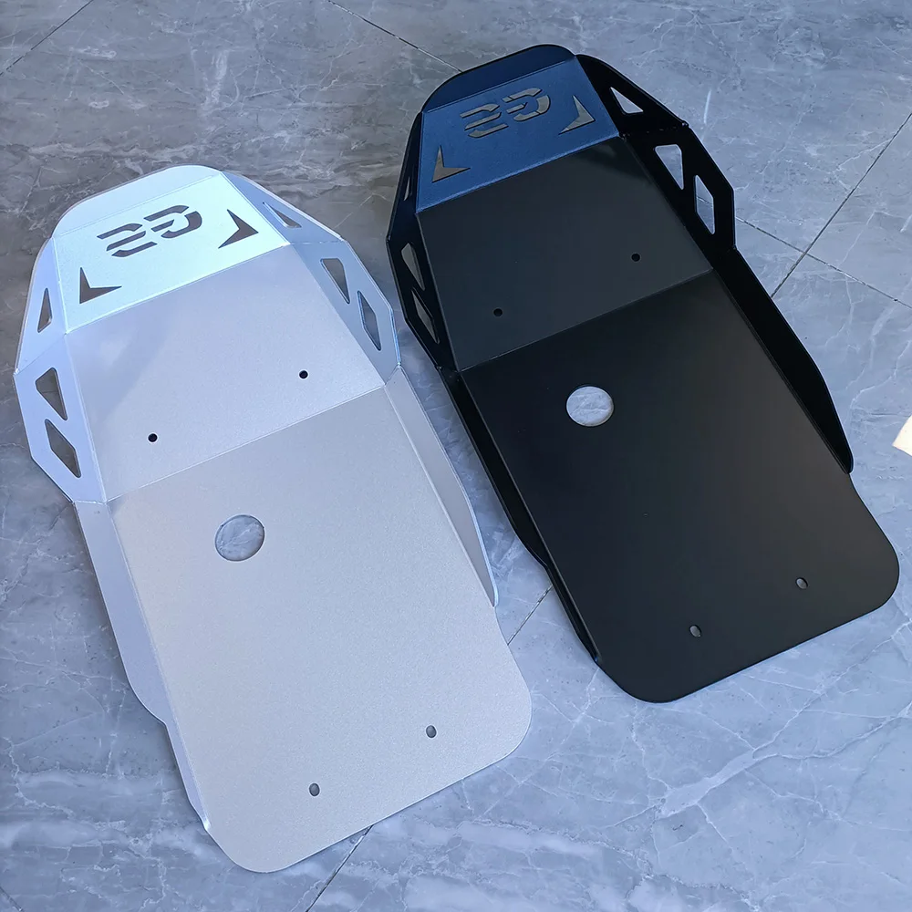 High Quality Stainless Steel Motorcycle Engine Protector Bottom Bash Guard Cover Skid Plate Black Silver for F750GS Adventure