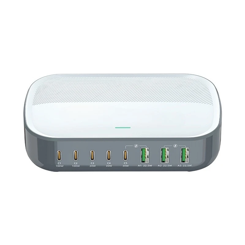 

200W porous charger PDQC fast charging mobile phone tablet computer multi-port desktop charging station