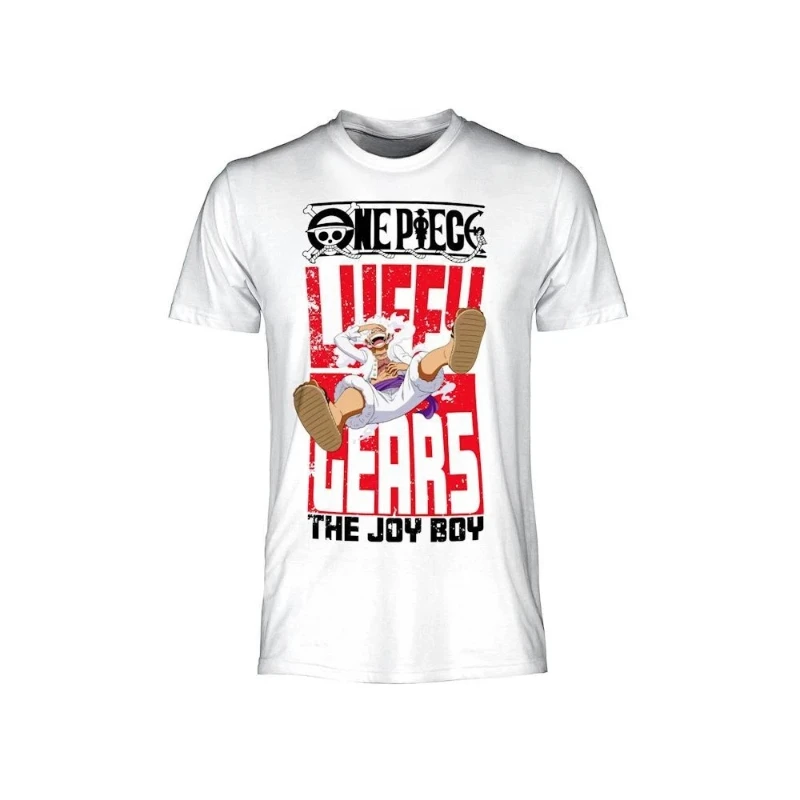 

T-shirt Crew Neck Luffy All Seasons Harajuku Anime Top The same high-quality pure cotton for men and women...